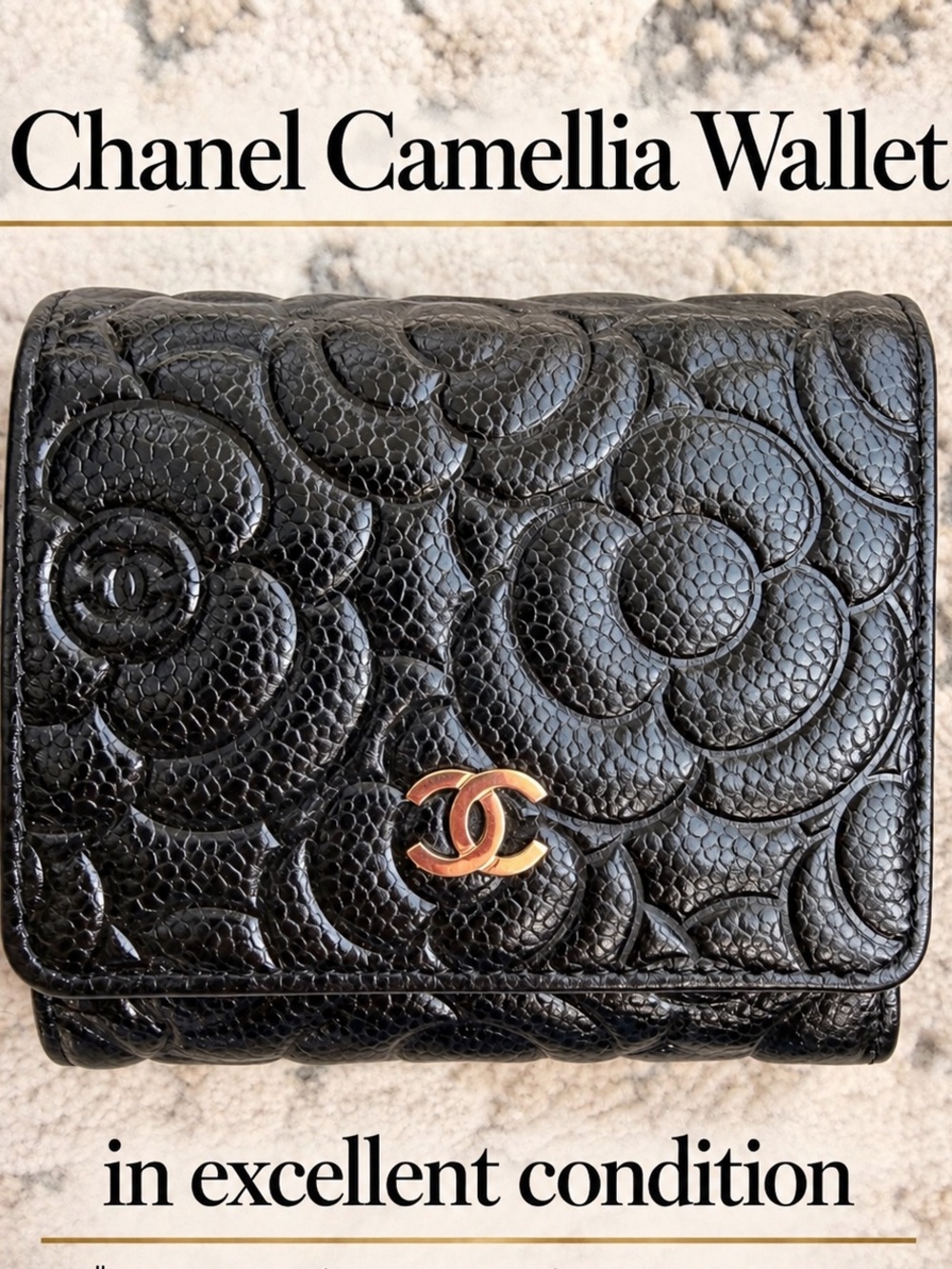 CHANEL Camelia wallet